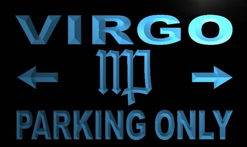 Virgo Parking Only Neon Light Sign